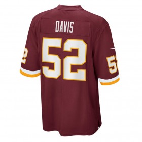 Maillot Washington Football Team Jamin Davis 52 Nike Rouge 2021 NFL Draft  - Homme